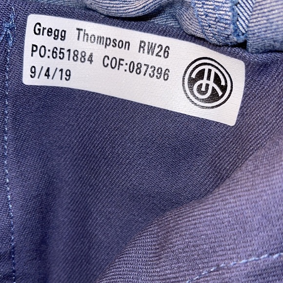 Blue Delta Men’s Custom Made Tom James Indigo Denim Jean Size 32 with 30” Inseam - Picture 8 of 11